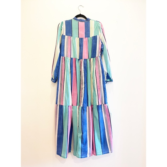 Matta Matilde Happy Maxi Dress / Coverup in "Waves" - Size M - Picture 2 of 6